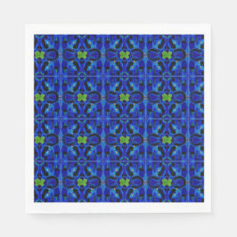 Blaue Papierservietten