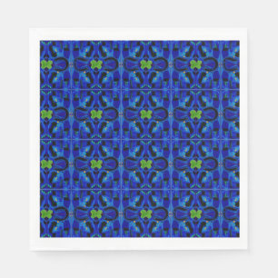 Blaue Papierservietten