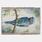 Blaue Parakeet Eukalyptus Tree Decke (Vorderseite)