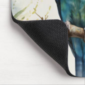 Blaue Parakeet Eukalyptus Tree Mousepad (Ecke)