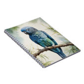Blaue Parakeet Eukalyptus Tree Notizblock (Rechte Seite)