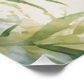 Blaue Parakeet Eukalyptus Tree Poster (Ecke)