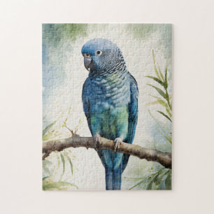 Blaue Parakeet Eukalyptus Tree Puzzle