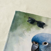 Blaue Parakeet Eukalyptus Tree Strandtuch (Beispiel)