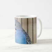 Blaue Parakeet-Tasse Kaffeetasse (VorderseiteRechts)