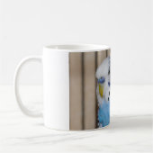 Blaue Parakeet-Tasse Kaffeetasse (Links)