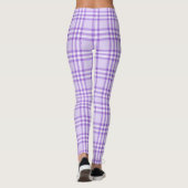 Blaue Parallellinien Leggings (Rückseite)