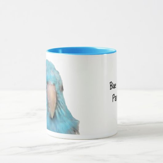 Blaue Parrotlet Tasse (Zentrum)