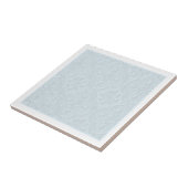 Blaue Pastell-Blumenmuster Fliese (Seite)