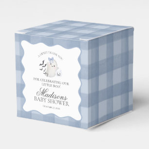 Blaue Pastell Kleine Boo Geist Baby Shower Giebel Geschenkschachtel