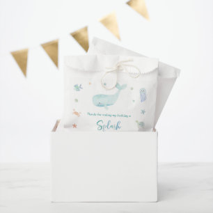 Blaue Pastelle unter dem Meer Geburtstag Geschenktütchen