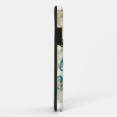 BLAUE PASTELLHERZEN LIEBE-PARIS UND EIFFEL-DRUCK Case-Mate iPhone HÜLLE (Hinten/Rechts)