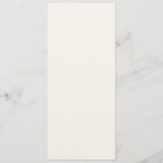 Blaue Perlen Elegante Florale Hochzeitsprogramm Programm (Rückseite)