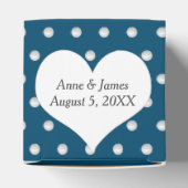 Blaue Perlen Geschenkschachtel (Oben)