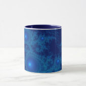 Blaue Perlen Tasse (Zentrum)