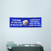 Blaue personalisierte Baseball-Fahne mit Ihrem Banner (Messeveranstaltung)