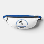 Blaue personalisierte Color Guard der High School Bauchtasche (Ablage )