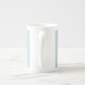 Blaue personalisierte Knochen-China-mit Porzellantasse (Rückseite)