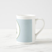 Blaue personalisierte Knochen-China-mit Porzellantasse (Rechts)