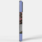 Blaue personalisierte Namensinitialen Ein Foto Case-Mate iPhone Hülle (Rückseite / Rechts)