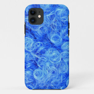 Blaue Perücke für den Karneval Case-Mate iPhone Hülle