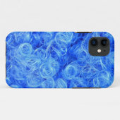 Blaue Perücke für den Karneval Case-Mate iPhone Hülle (Rückseite (Horizontal))