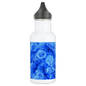 Blaue Perücke für den Karneval Edelstahlflasche (Links)