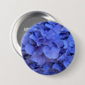 Blaue Perwinkle, elegante Blumenhydrangeas Button (Vorne & Hinten)
