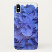 Blaue Perwinkle, elegante Blumenhydrangeas Case-Mate iPhone Hülle (Rückseite)