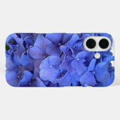 Blaue Perwinkle, elegante Blumenhydrangeas Case-Mate iPhone Hülle (Rückseite (Horizontal))