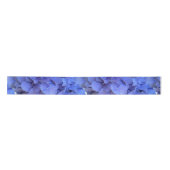 Blaue Perwinkle, elegante Blumenhydrangeas Satinband (Vorderseite)