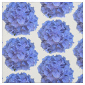 Blaue Perwinkle, elegante Blumenhydrangeas Stoff (Muster)