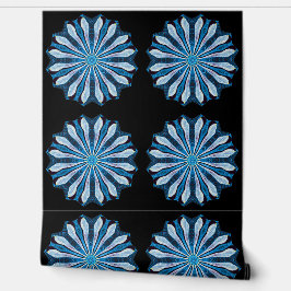 Blaue Petalen 4 Tapete