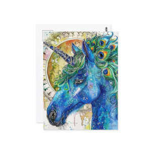 Blaue Pfauenkuppe Postkarte