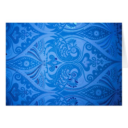 Blaue Pfauenvögel (Vorderseite (Horizontal))