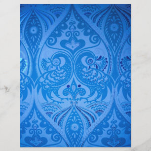 Blaue Pfauenvögel