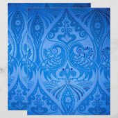 Blaue Pfauenvögel (Vorne/Hinten)
