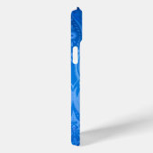 Blaue Pfauenvögel Case-Mate iPhone Hülle (Rückseite / Rechts)