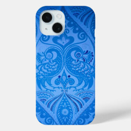 Blaue Pfauenvögel Case-Mate iPhone Hülle