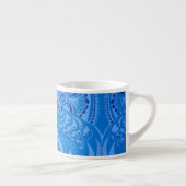 Blaue Pfauenvögel Espressotasse (Rechts)