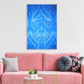 Blaue Pfauenvögel Leinwanddruck (Insitu (Wohnzimmer))