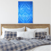 Blaue Pfauenvögel Leinwanddruck (Insitu (Schlafzimmer))