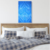 Blaue Pfauenvögel Leinwanddruck (Insitu (Schlafzimmer))