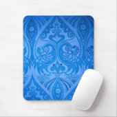 Blaue Pfauenvögel Mousepad (Mit Mouse)