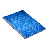 Blaue Pfauenvögel Notizblock (Rechte Seite)