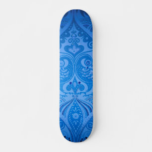 Blaue Pfauenvögel Skateboard