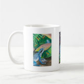 Blaue Pfeil-Frosch-Tasse Kaffeetasse (Links)