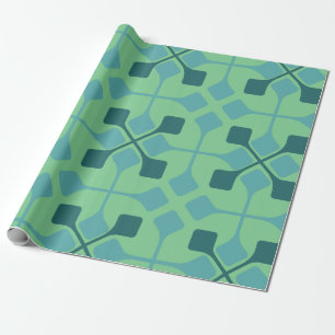 Blaue Pfeile Geschenkpapier