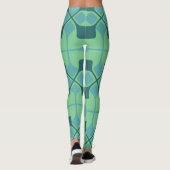 Blaue Pfeile Leggings (Rückseite)