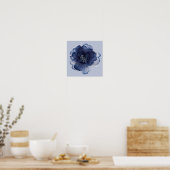 BLAUE PFINGSTROSE POSTER (Küche)